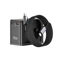 WiWU 75W Universal Plug Adapter Cable Combo Wi-UA015